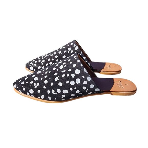 Beek Polka Dot Handcrafted Mules 6 - Picture 7 of 7